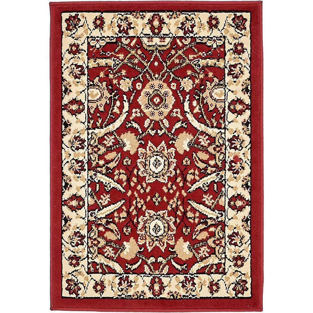 Cape Cod Espahan Rug, Red (2' 2 x 3' 0). Picture 1