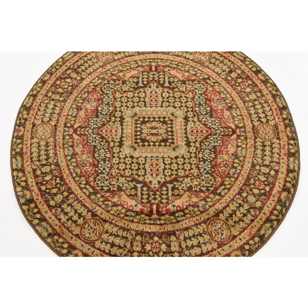 Jackson Palace Rug, Brown (3' 3 x 3' 3). Picture 4