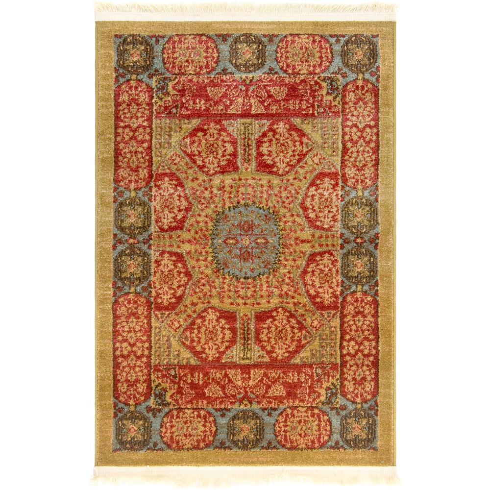 Monroe Palace Rug, Red (2' 0 x 3' 0). Picture 1