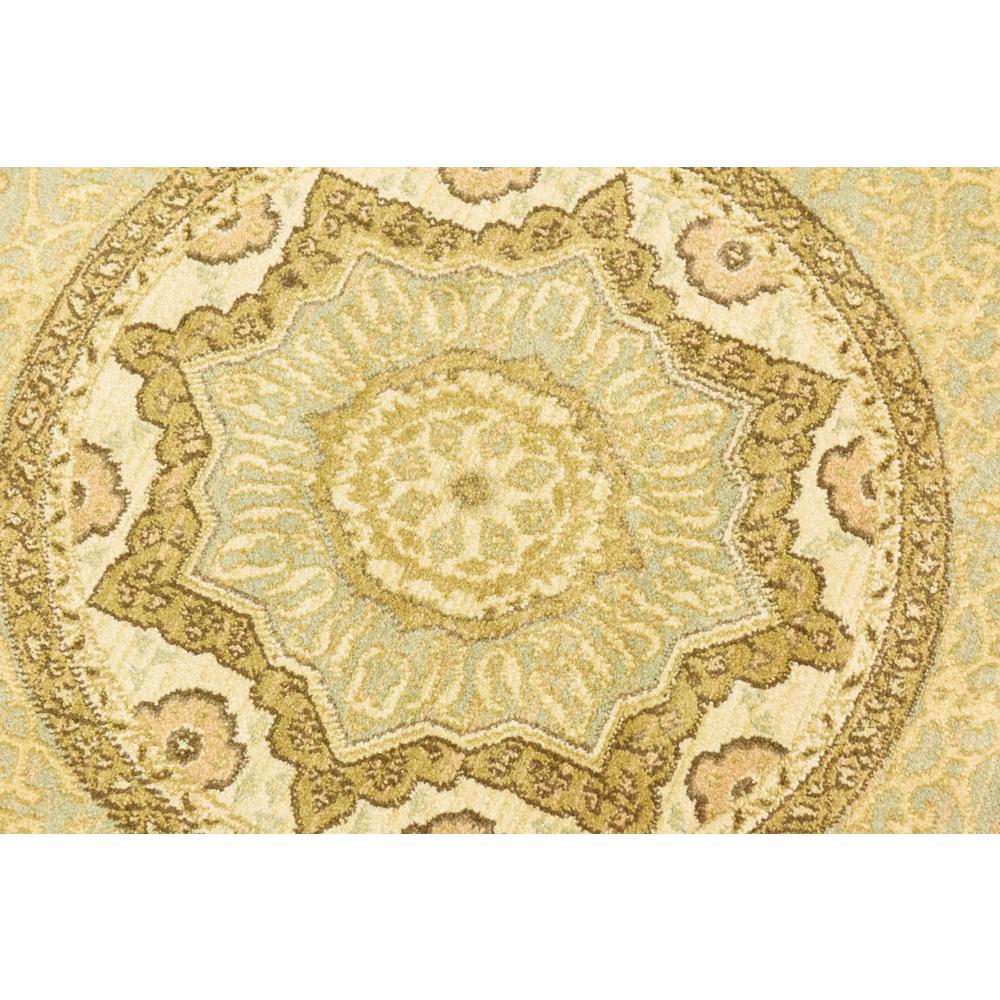 Quincy Palace Rug, Light Green (3' 3 x 3' 3). Picture 5