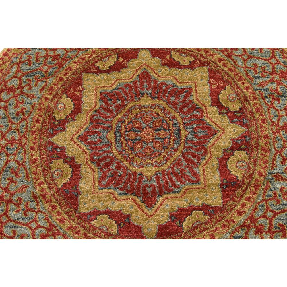 Quincy Palace Rug, Red (3' 3 x 3' 3). Picture 5