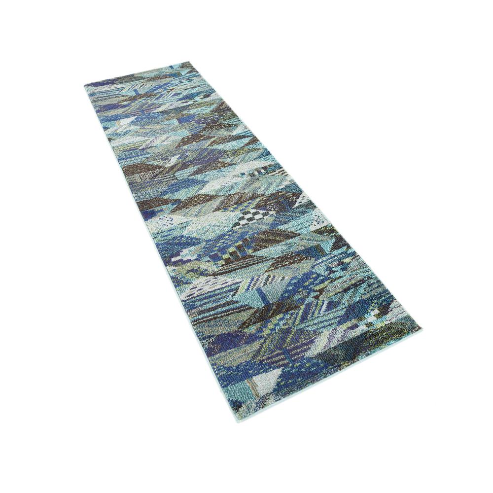 Rainier Sedona Rug, Blue (2' 2 x 6' 7). Picture 3