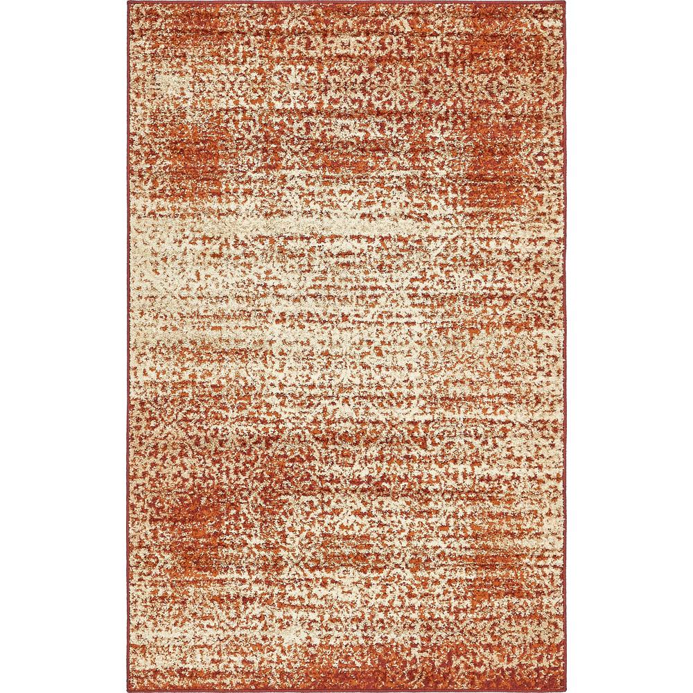 Autumn Traditions Rug, Terracotta (5' 0 x 8' 0). Picture 1