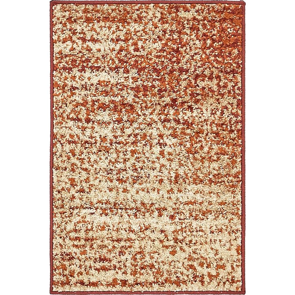 Autumn Traditions Rug, Terracotta (2' 0 x 3' 0). The main picture.