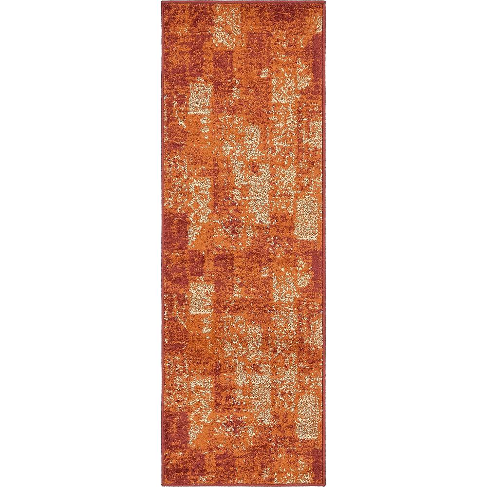 Autumn Plymouth Rug, Terracotta (2' 0 x 6' 0). Picture 1
