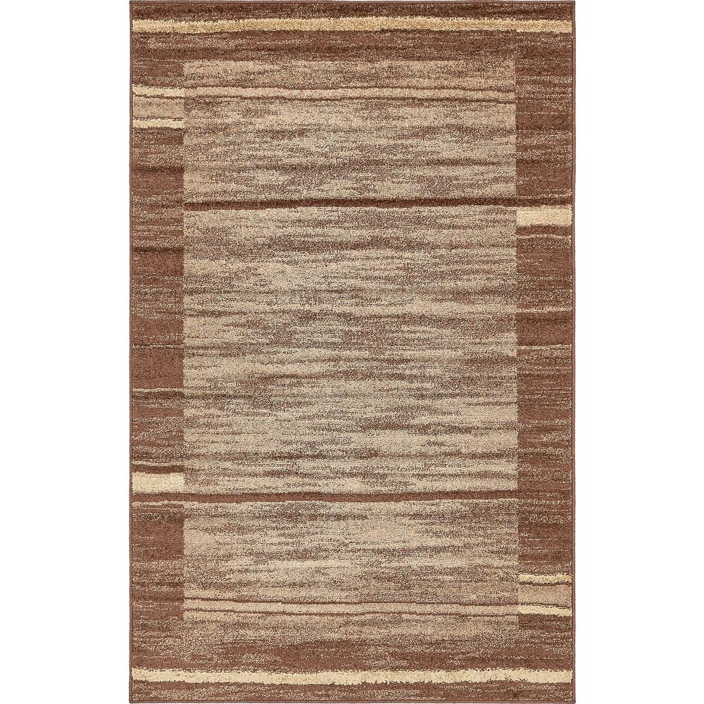 Autumn Foilage Rug, Brown (5' 0 x 8' 0). Picture 1
