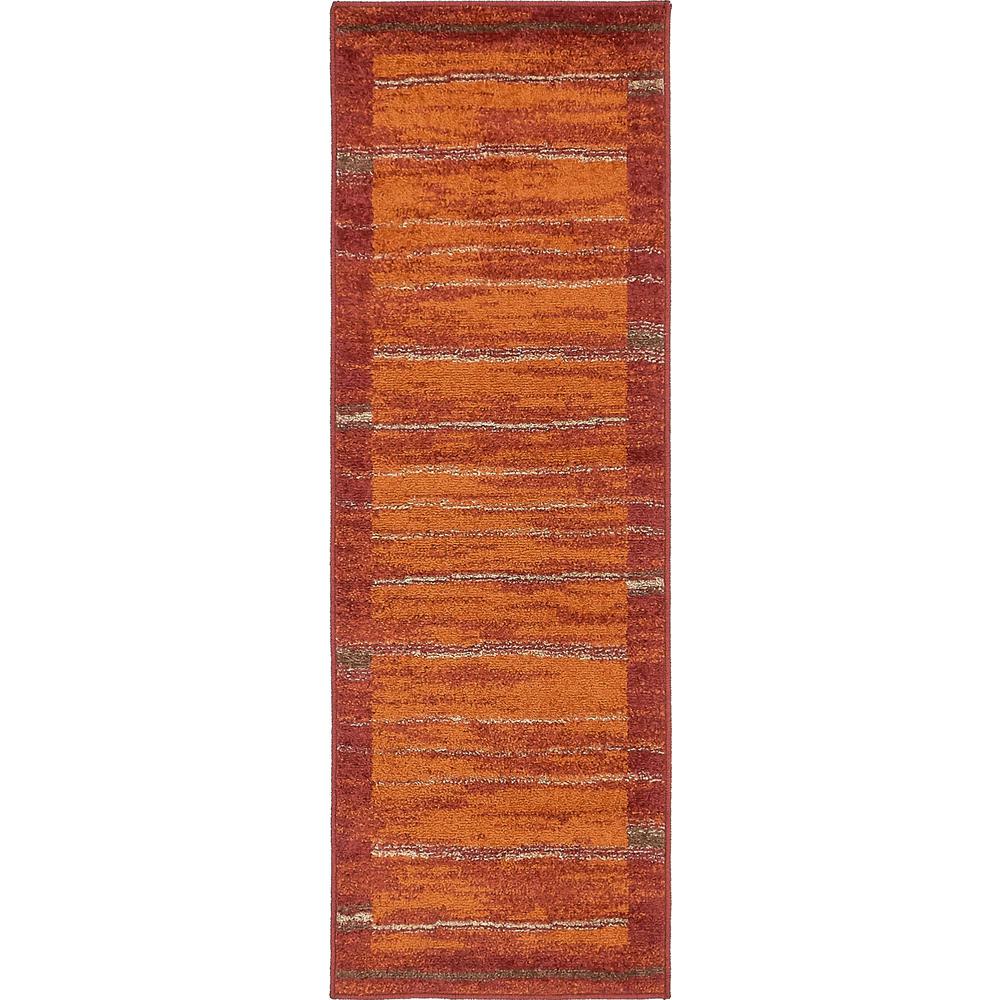 Autumn Foilage Rug, Terracotta (2' 0 x 6' 0). Picture 1