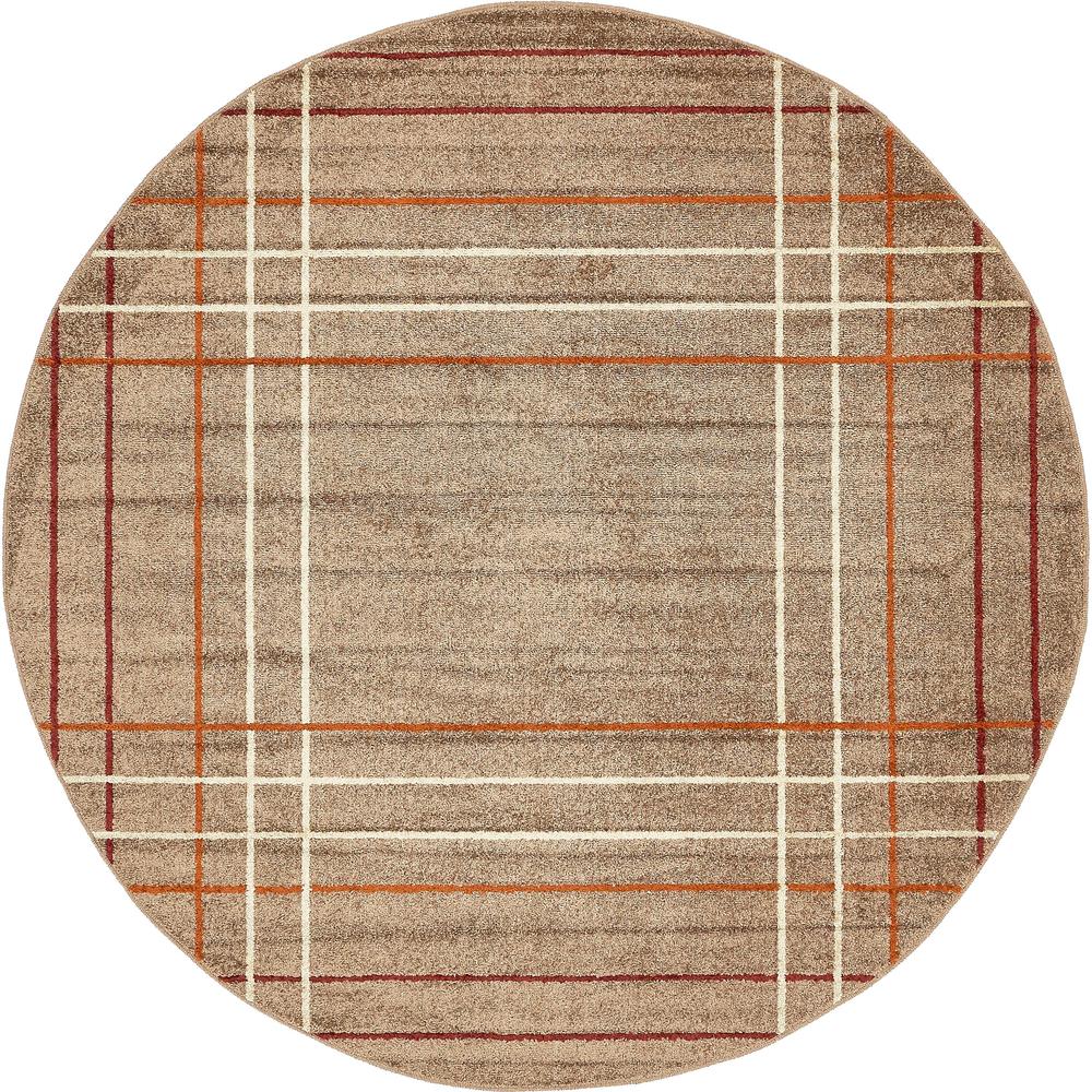 Autumn Heritage Rug, Light Brown (8' 0 x 8' 0). Picture 1