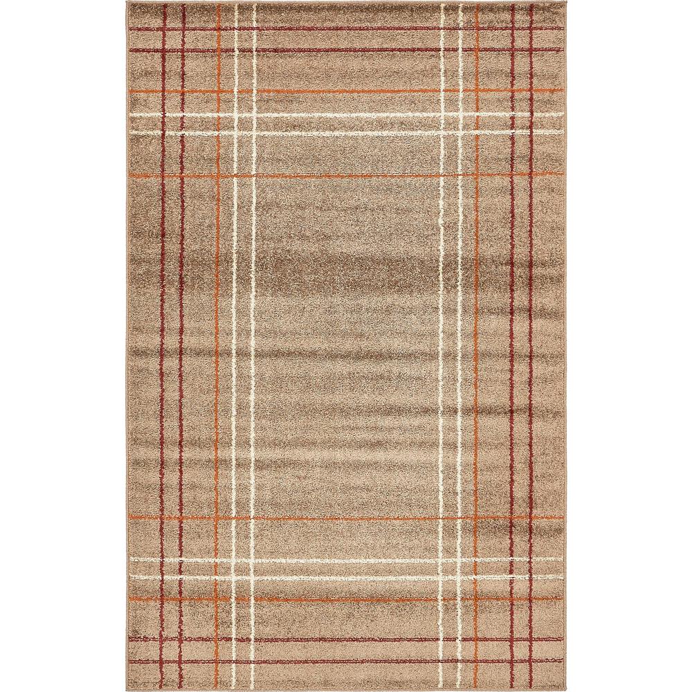 Autumn Heritage Rug, Light Brown (5' 0 x 8' 0). Picture 1