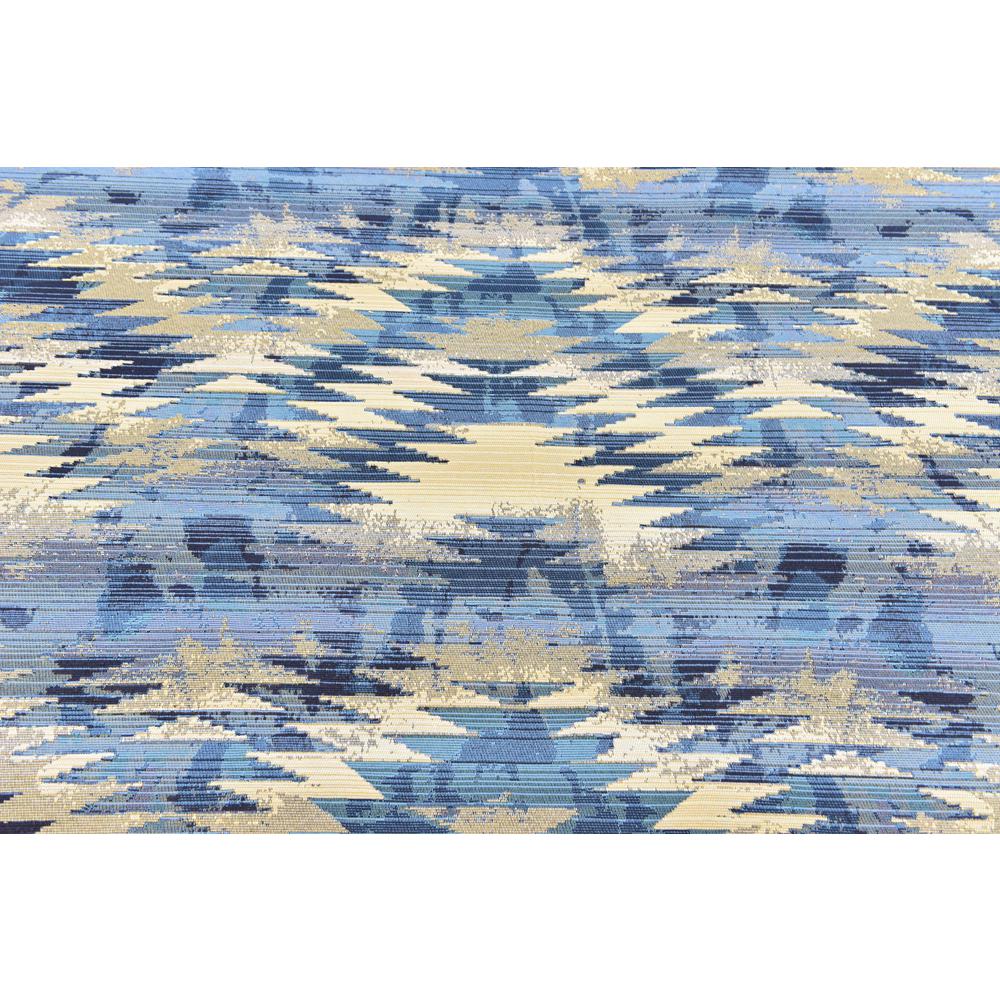 Outdoor Aztec Rug, Blue (10' 0 x 12' 0). Picture 6