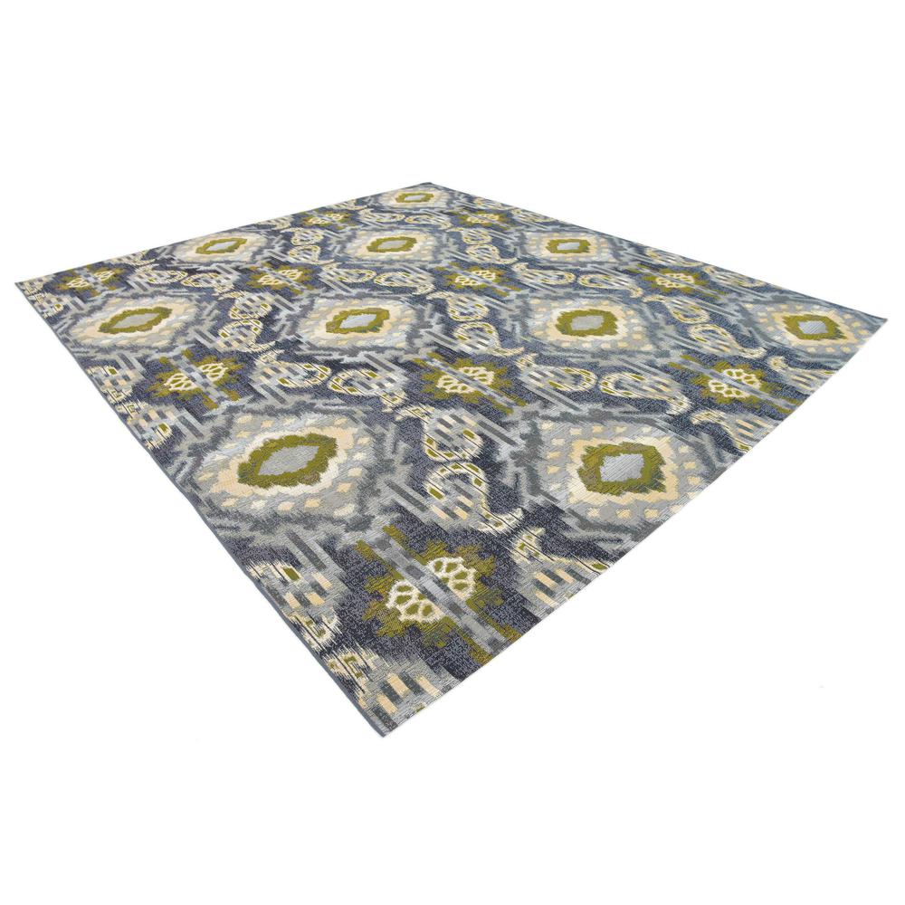 Outdoor Union Rug, Blue (10' 0 x 12' 0). Picture 3