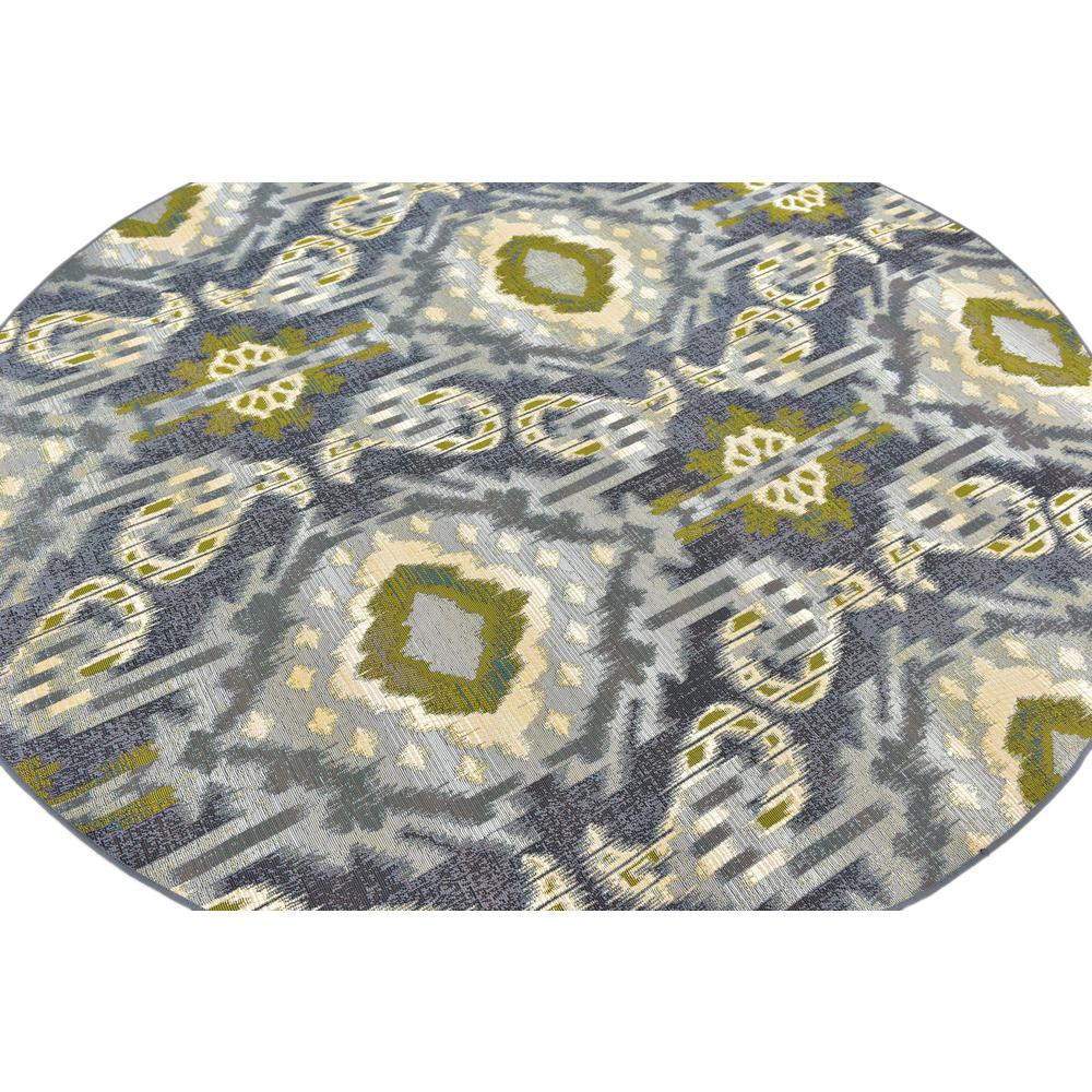 Outdoor Union Rug, Blue (8' 0 x 8' 0). Picture 4