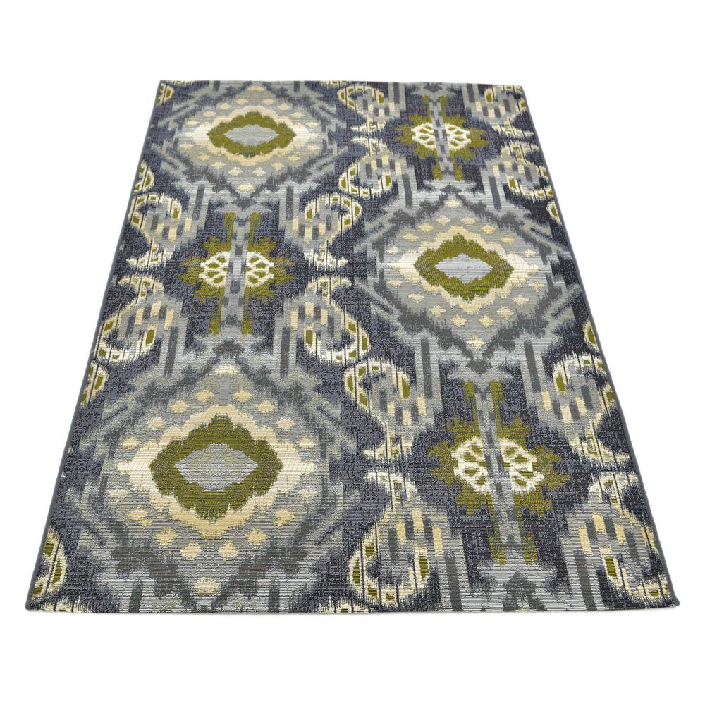 Outdoor Union Rug, Blue (4' 0 x 6' 0). Picture 4