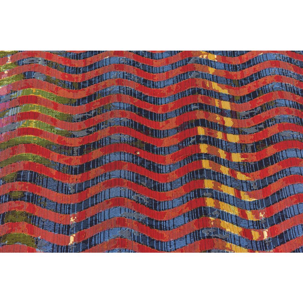 Outdoor Wavy Rug, Multi (8' 0 x 8' 0). Picture 5