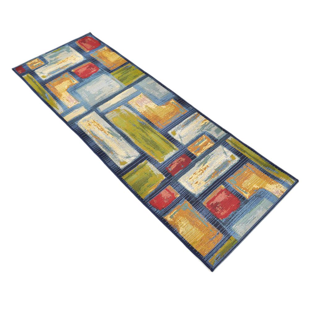 Outdoor Cubed Rug, Multi (2' 0 x 6' 0). Picture 3