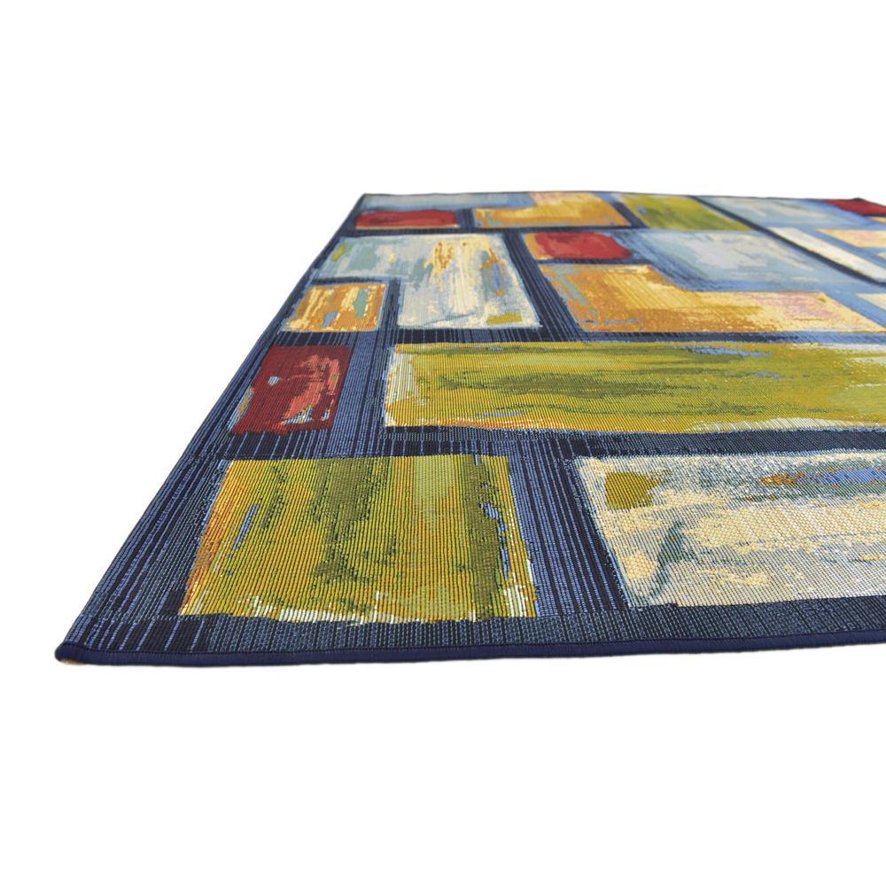 Outdoor Cubed Rug, Multi (6' 0 x 6' 0). Picture 6