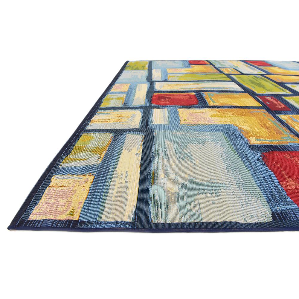 Outdoor Cubed Rug, Multi (8' 0 x 11' 4). Picture 6
