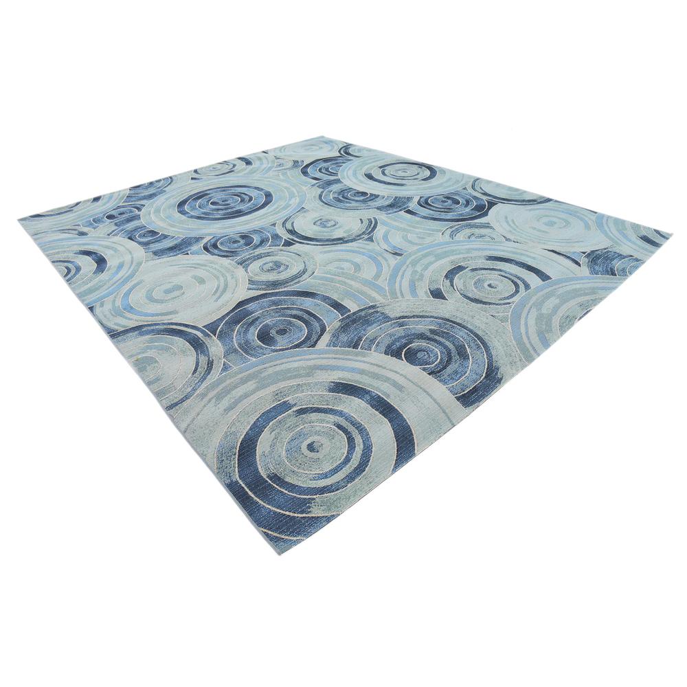 Outdoor Rippling Rug, Light Blue (10' 0 x 12' 0). Picture 3