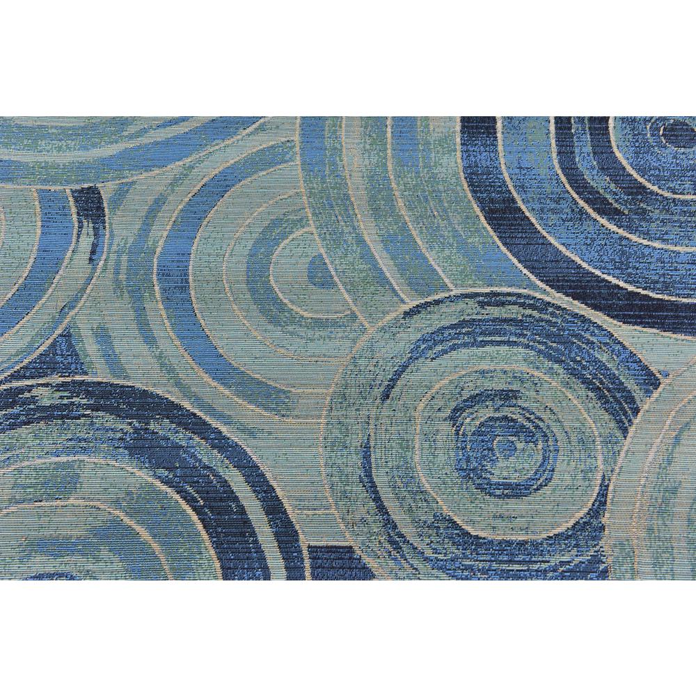 Outdoor Rippling Rug, Light Blue (8' 0 x 8' 0). Picture 5