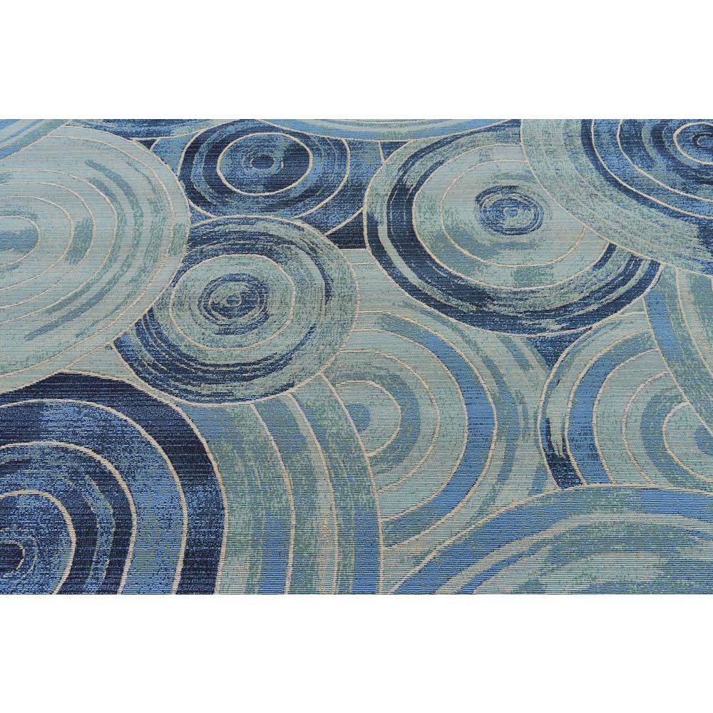 Outdoor Rippling Rug, Light Blue (8' 0 x 11' 4). Picture 5