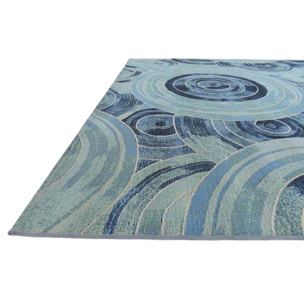 Outdoor Rippling Rug, Light Blue (8' 0 x 11' 4). Picture 6