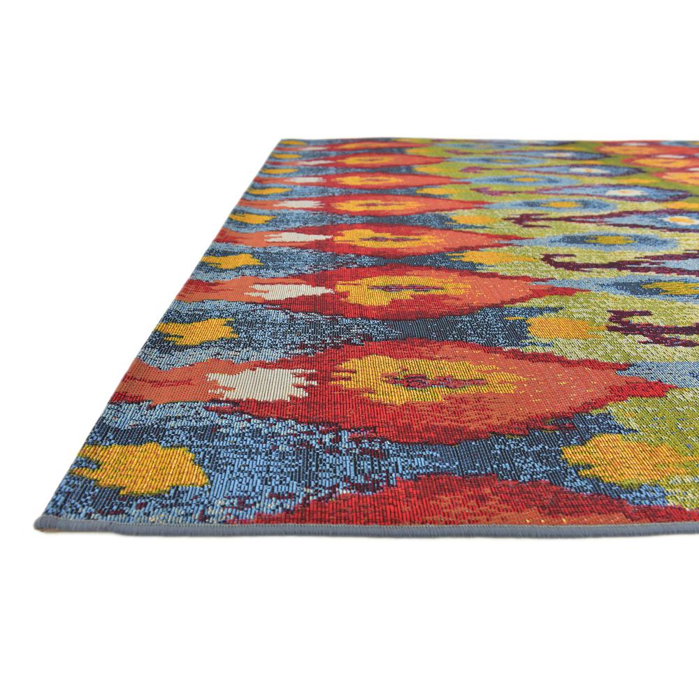 Outdoor Ikat Rug, Multi (6' 0 x 6' 0). Picture 6