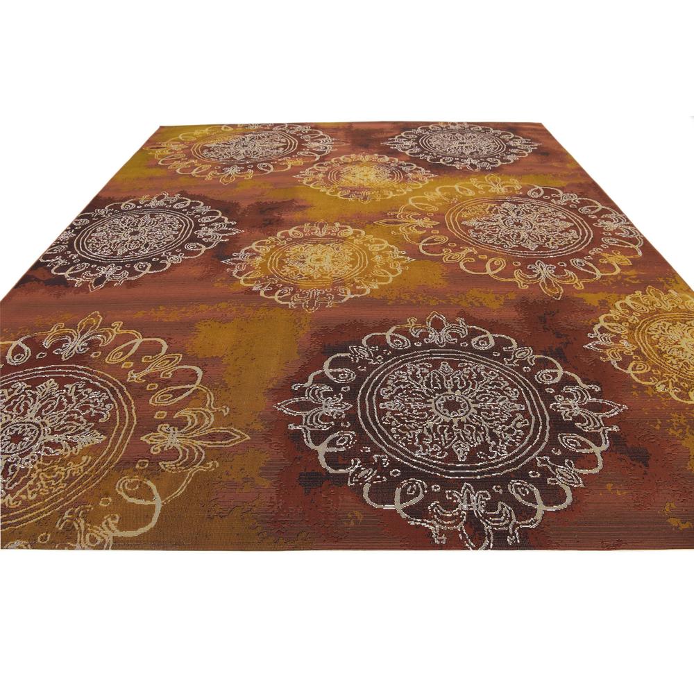 Outdoor Trio Rug, Rust Red (10' 0 x 12' 0). Picture 5