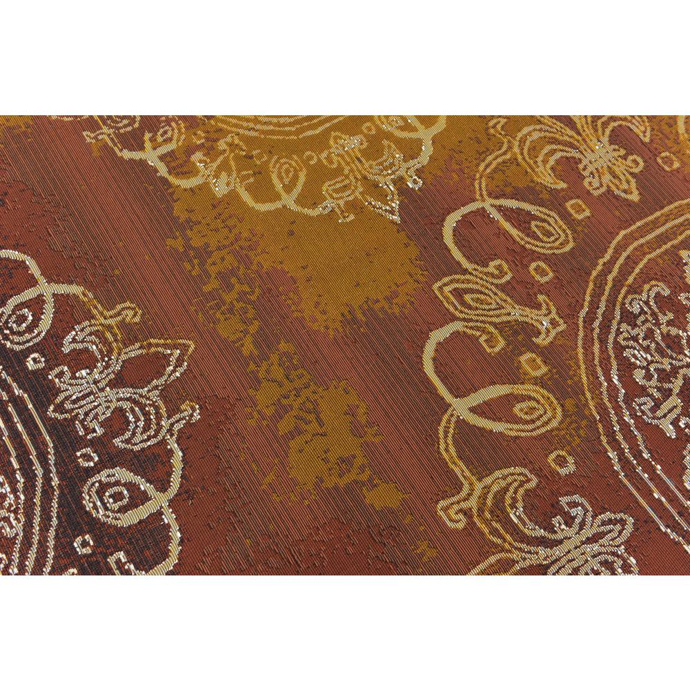 Outdoor Trio Rug, Rust Red (8' 0 x 8' 0). Picture 5