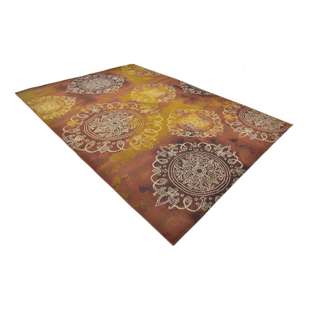 Outdoor Trio Rug, Rust Red (8' 0 x 11' 4). Picture 4
