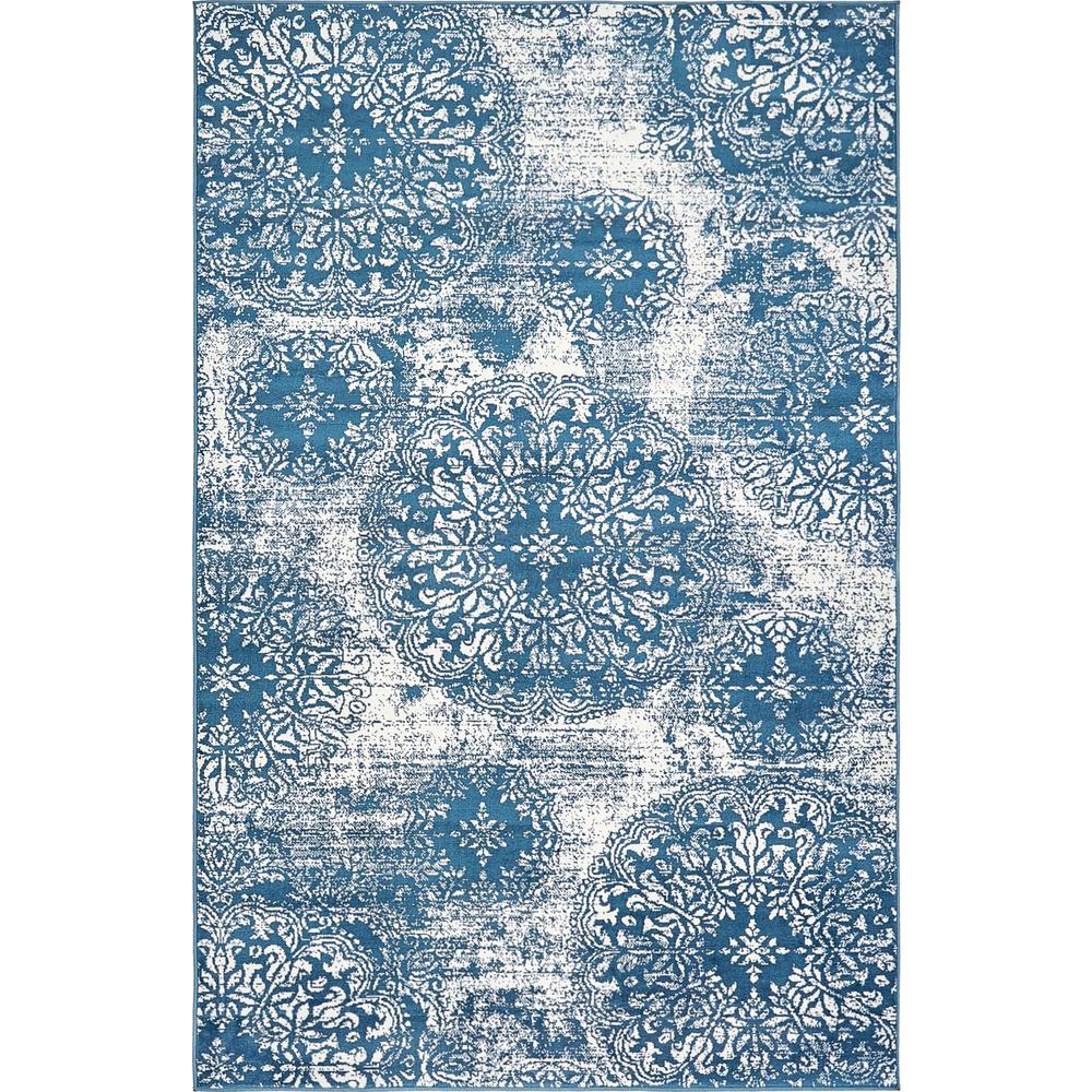 Grand Sofia Rug, Blue (5' 0 x 8' 0). Picture 1