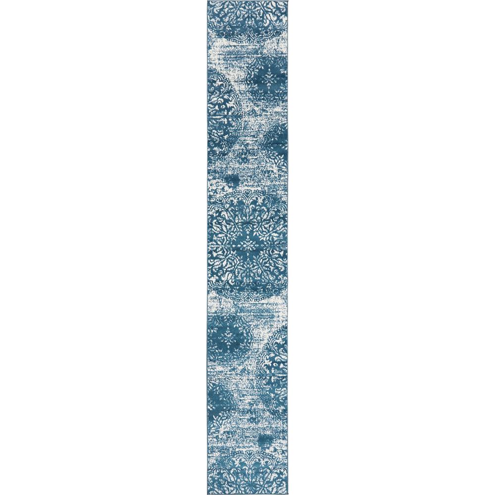 Grand Sofia Rug, Blue (2' 0 x 13' 0). Picture 1