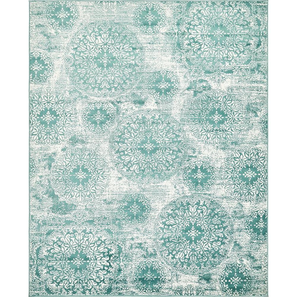 Grand Sofia Rug, Turquoise (8' 0 x 10' 0). Picture 1