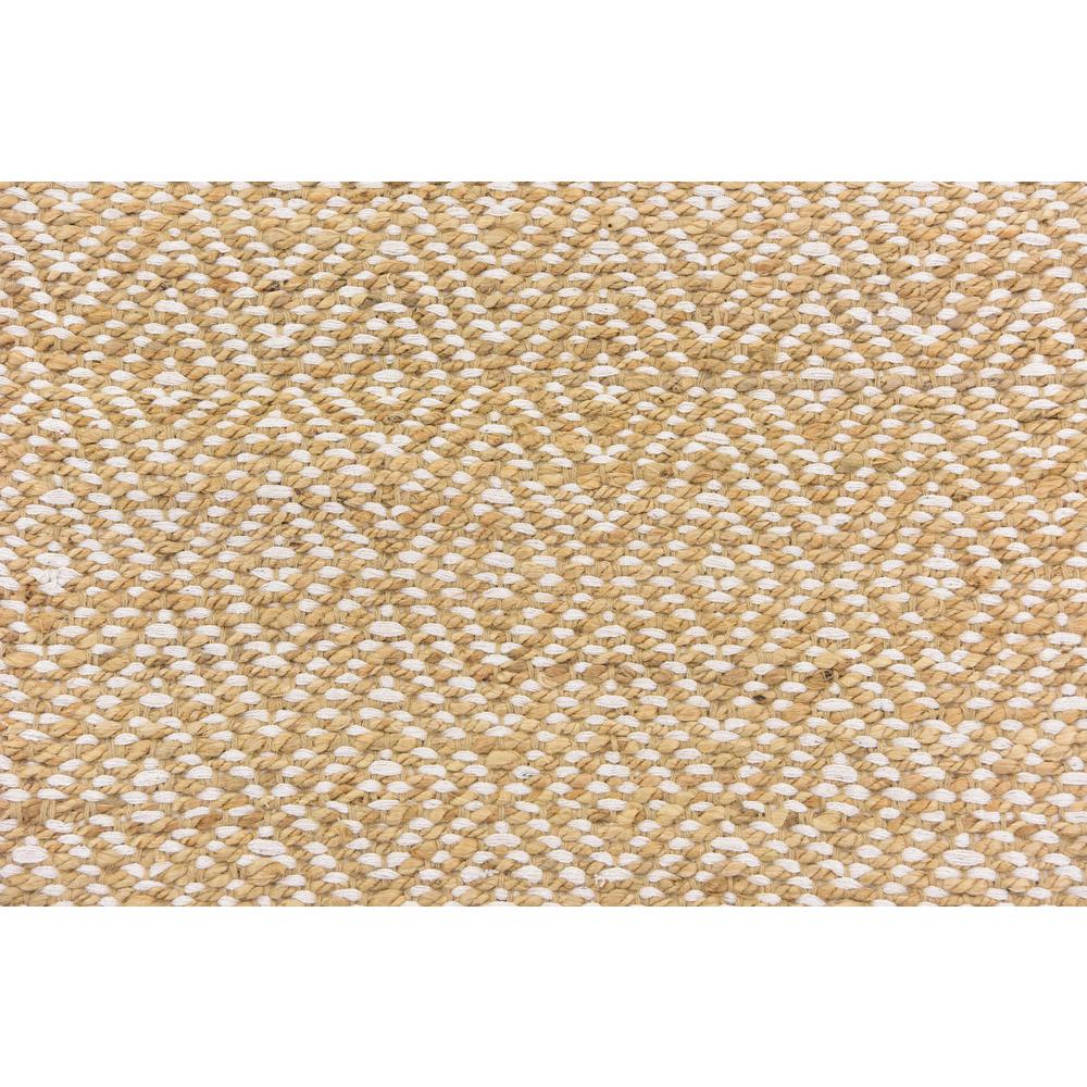 Assam Braided Jute Rug, Natural/Ivory (2' 6 x 6' 0). Picture 5
