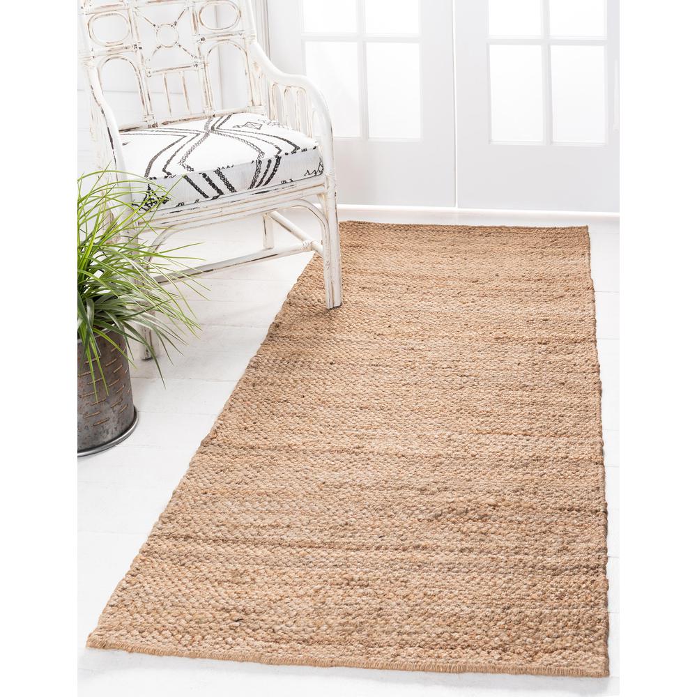 Chunky Jute Rug, Natural (2' 6 x 6' 0). Picture 2