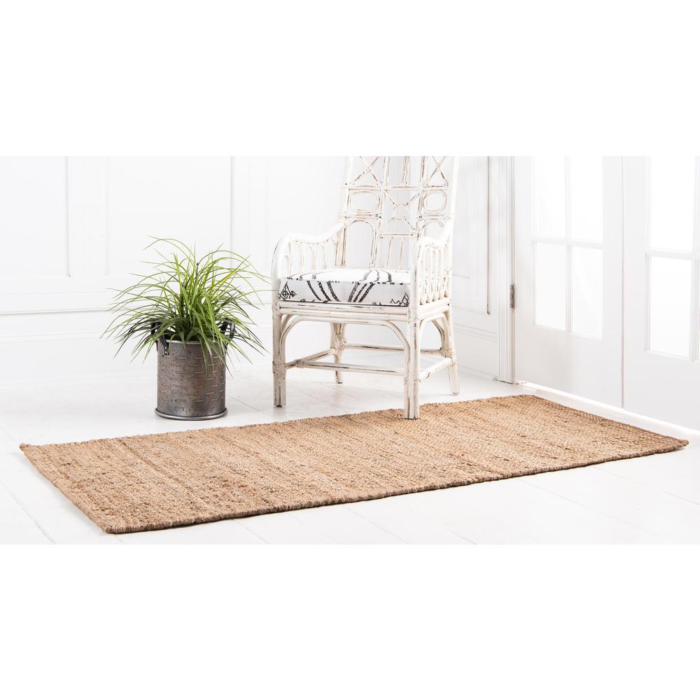 Chunky Jute Rug, Natural (2' 6 x 6' 0). Picture 3