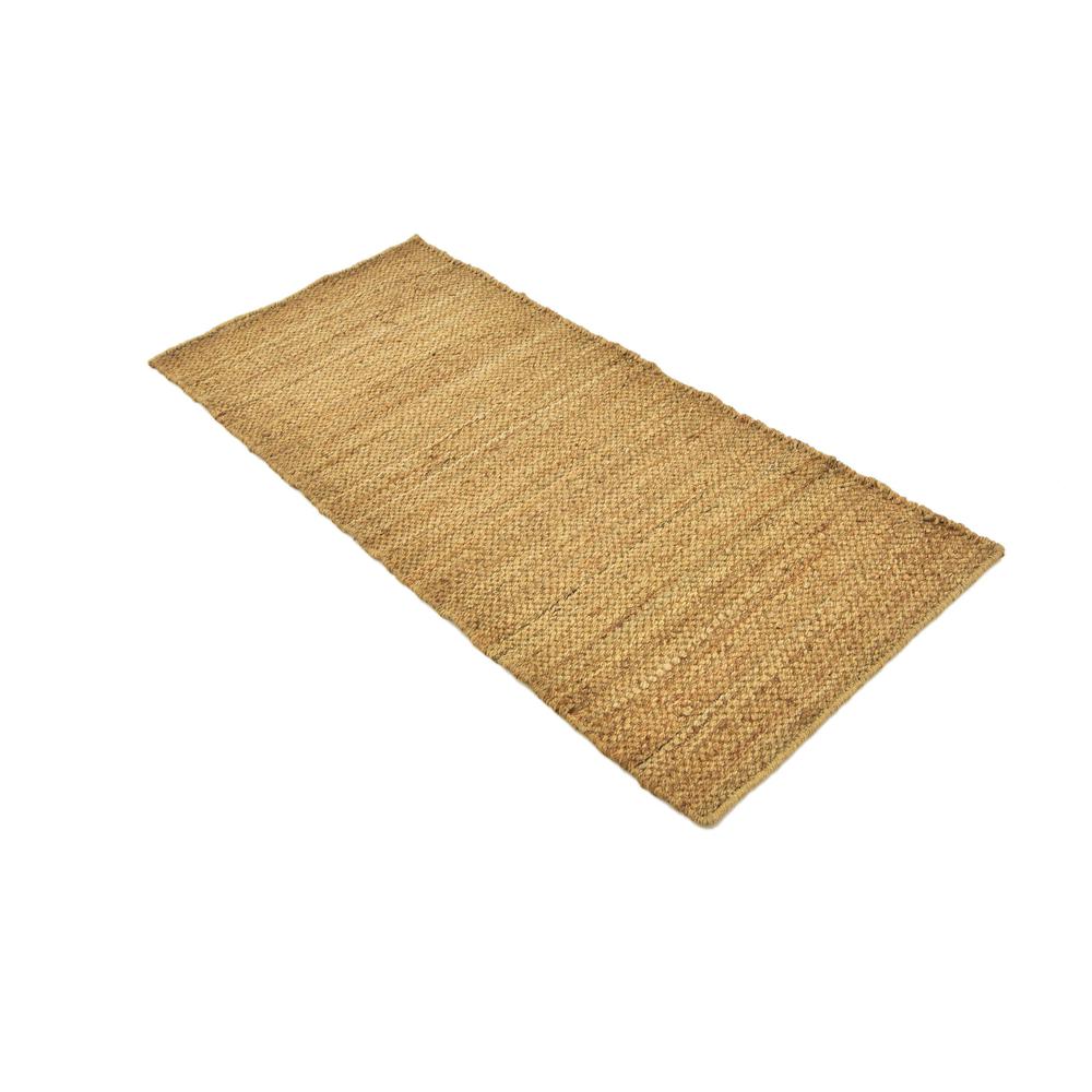 Chunky Jute Rug, Natural (2' 6 x 6' 0). Picture 6
