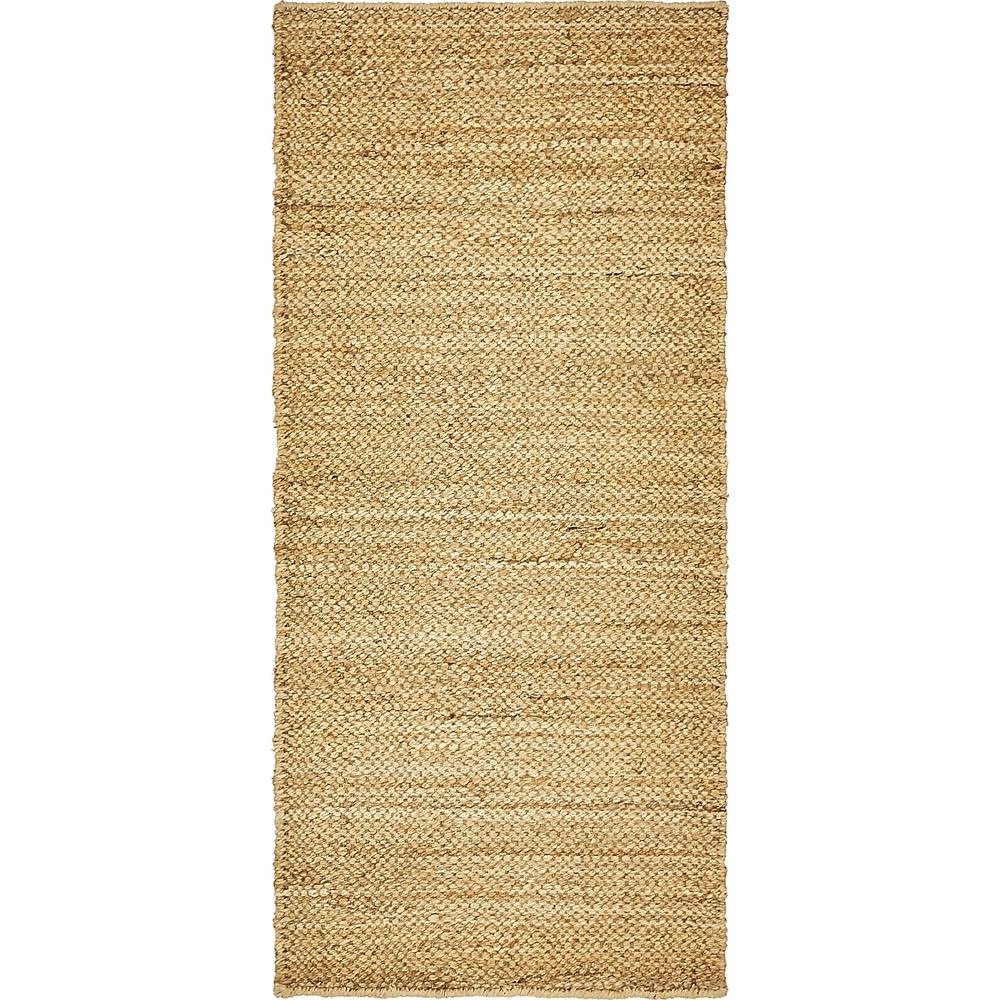 Chunky Jute Rug, Natural (2' 6 x 6' 0). Picture 1