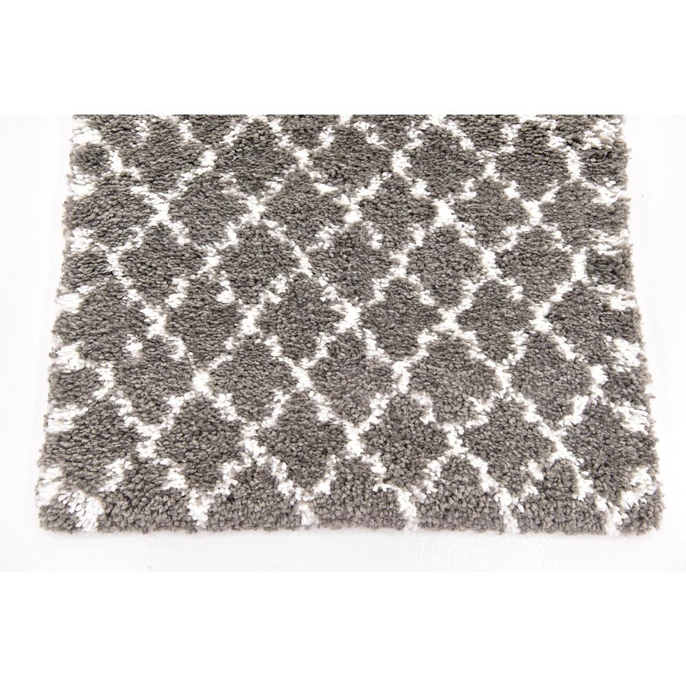 Marble Rabat Shag Rug, Gray (2' 7 x 6' 0). Picture 6