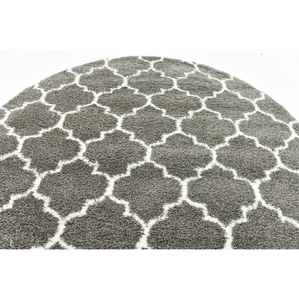 Marble Rabat Shag Rug, Gray (8' 0 x 8' 0). Picture 3