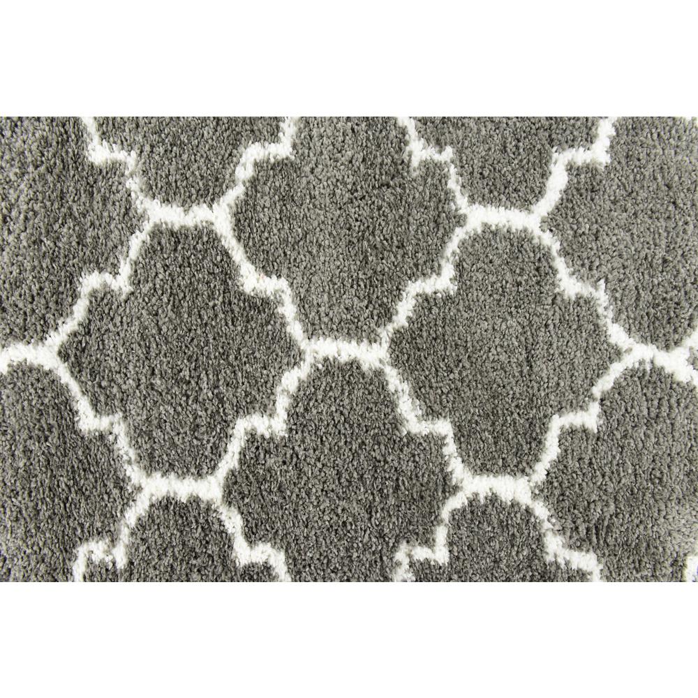 Marble Rabat Shag Rug, Gray (8' 0 x 8' 0). Picture 5