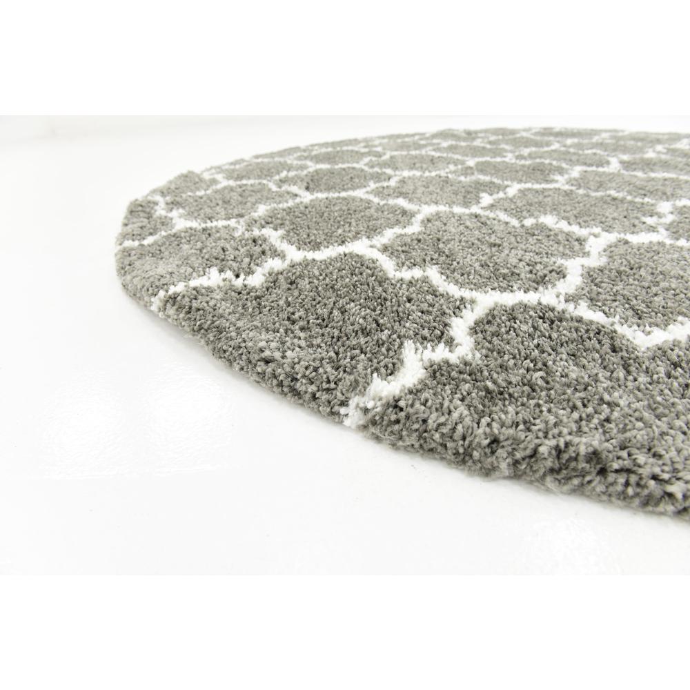 Marble Rabat Shag Rug, Gray (8' 0 x 8' 0). Picture 6