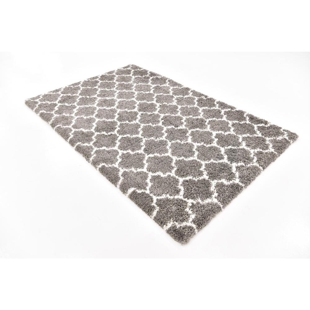 Marble Rabat Shag Rug, Gray (5' 0 x 8' 0). Picture 3
