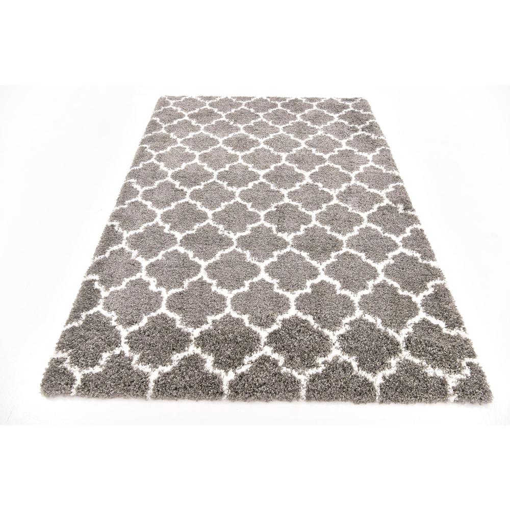Marble Rabat Shag Rug, Gray (5' 0 x 8' 0). Picture 4