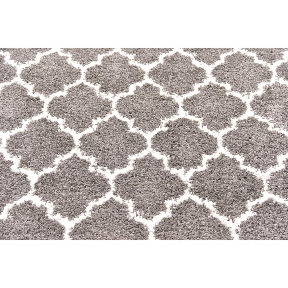 Marble Rabat Shag Rug, Gray (5' 0 x 8' 0). Picture 5