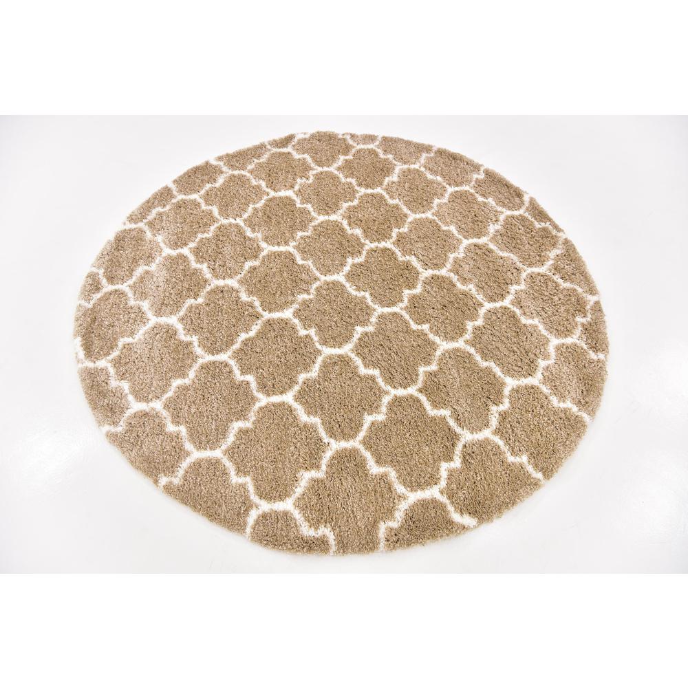Marble Rabat Shag Rug, Taupe (8' 0 x 8' 0). Picture 3