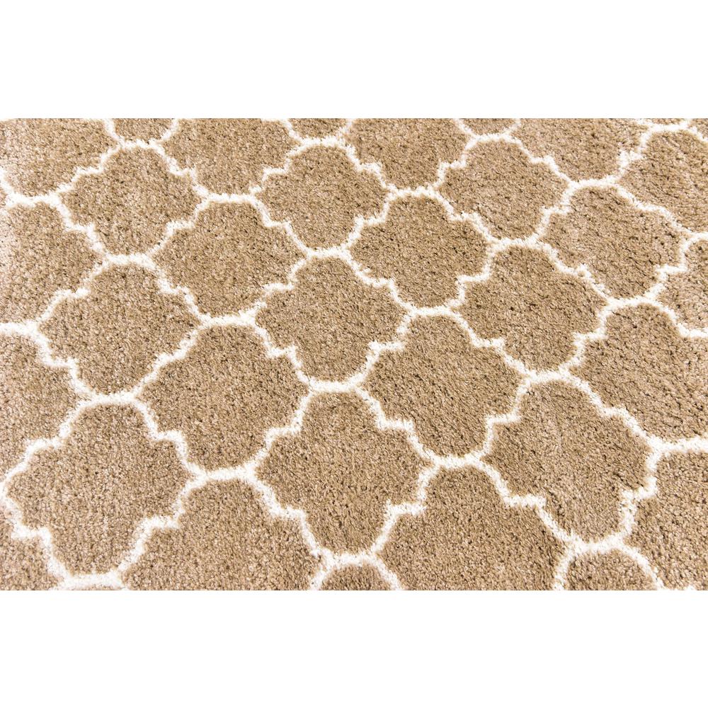Marble Rabat Shag Rug, Taupe (8' 0 x 8' 0). Picture 4