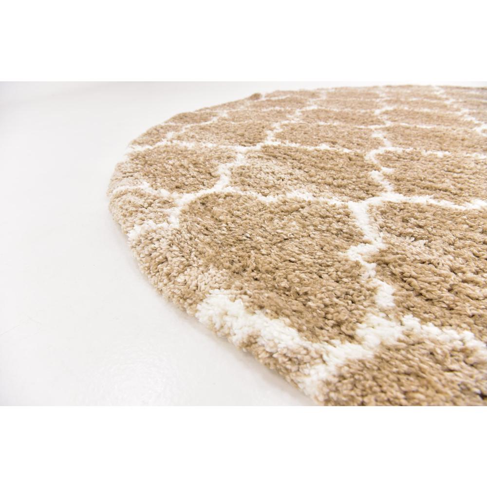 Marble Rabat Shag Rug, Taupe (8' 0 x 8' 0). Picture 6