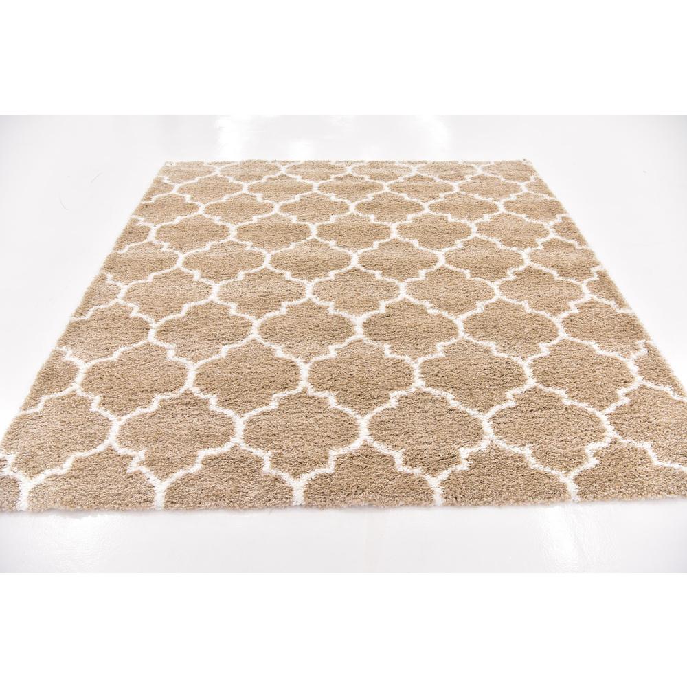 Marble Rabat Shag Rug, Taupe (8' 0 x 8' 0). Picture 4