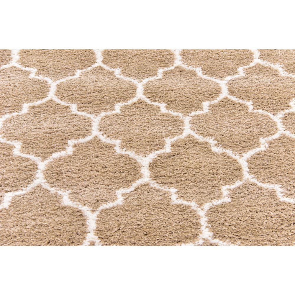 Marble Rabat Shag Rug, Taupe (8' 0 x 8' 0). Picture 5