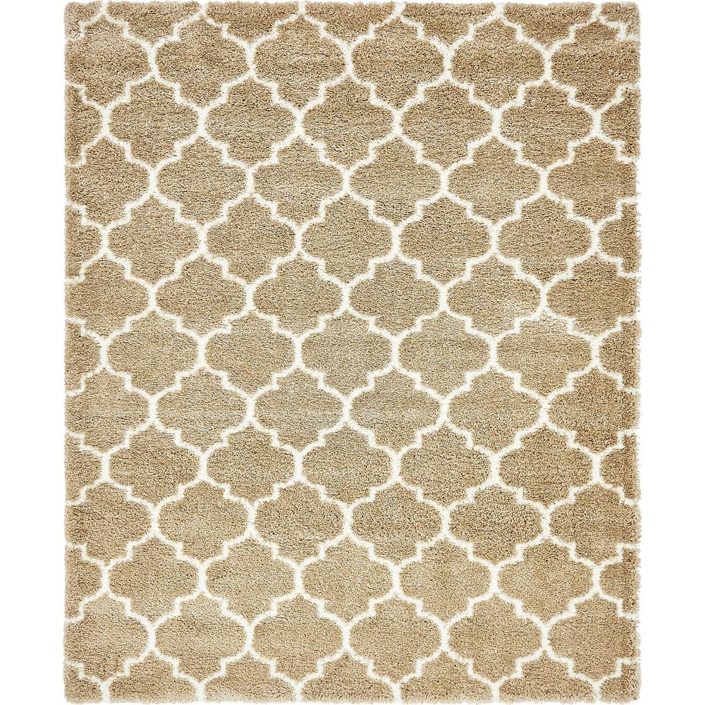 Marble Rabat Shag Rug, Taupe (8' 0 x 10' 0). Picture 1